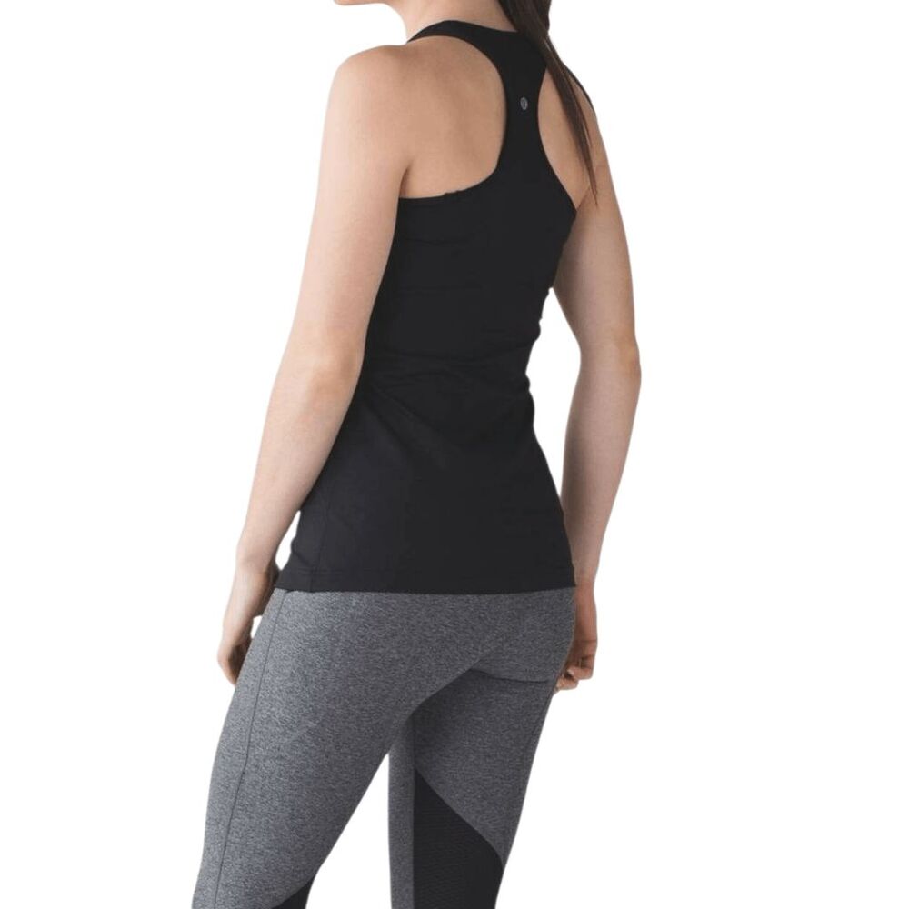 LULULEMON ATHLETICA Cool Racerback Tank In Black Size 4